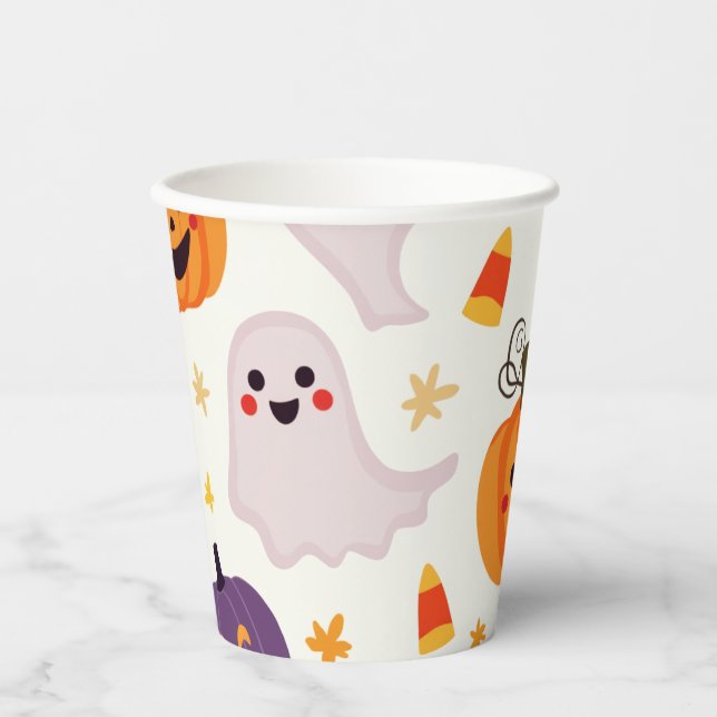 Halloween Paper Cups - Ideal für Party Drinks! Pappbecher (Vorderseite)