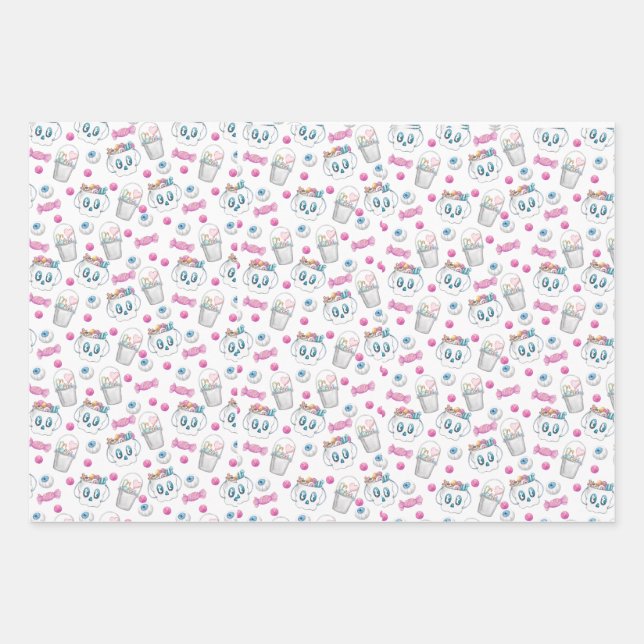 Halloween paper geschenkpapier set (Vorderseite)