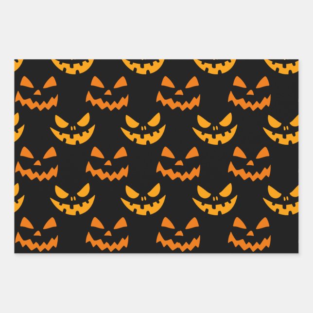 Halloween paper  geschenkpapier set (Vorderseite)