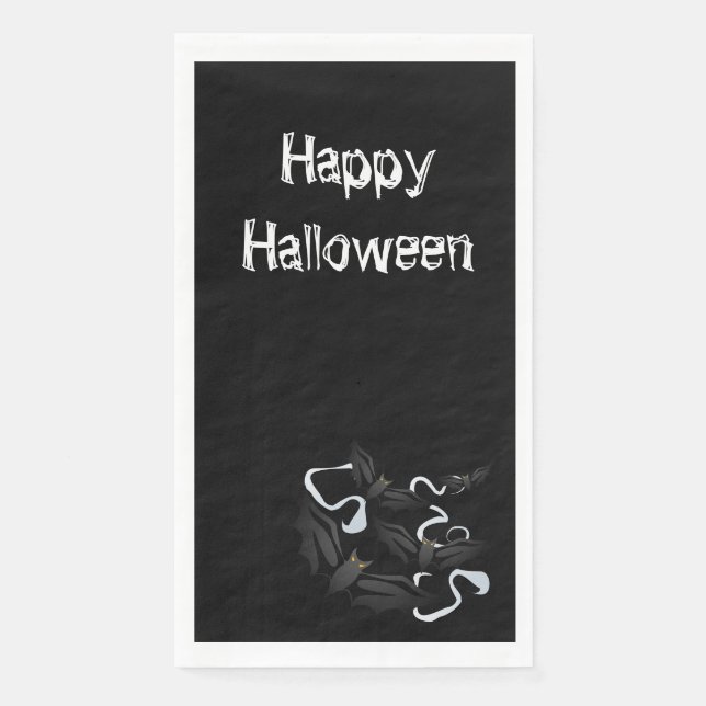 Halloween Paper Guest Handtuch Serviette (Vorderseite)