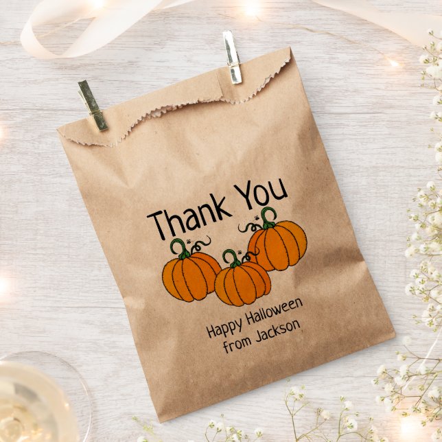 Halloween Paper Leckerei Fevor Bags Geschenktütchen (Ausgeschnitten)