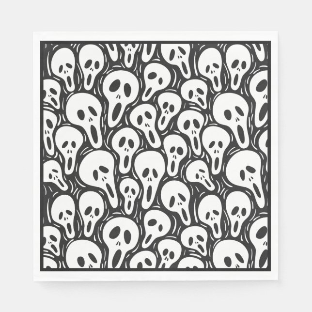 Halloween Paper Napkin Serviette (Vorderseite)