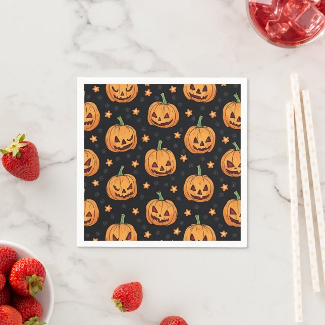 Halloween Paper Napkin Serviette (Beispiel)