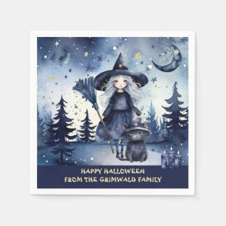 Halloween Paper Napkins Forest Szene individuell a Serviette