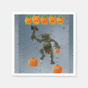Halloween Paper Napkins, Goblin Serviette