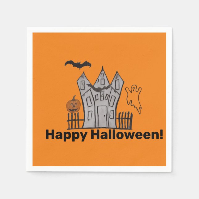 Halloween Paper Napkins Serviette (Vorderseite)