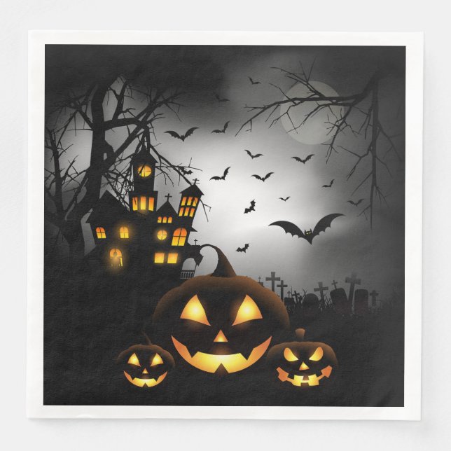 Halloween Paper Napkins Serviette (Vorderseite)