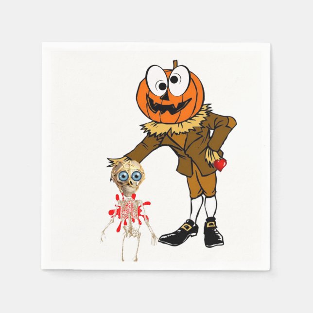 Halloween Paper Napkins Serviette (Vorderseite)
