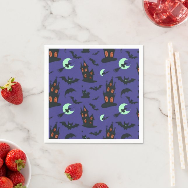 Halloween Paper Napkins Serviette (Beispiel)