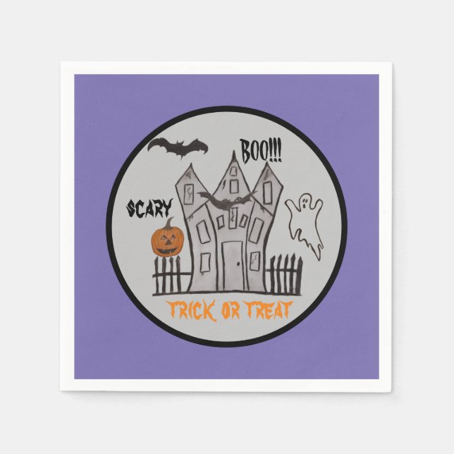 Halloween Paper Napkins Serviette (Vorderseite)