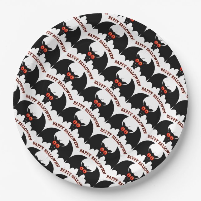 Halloween Paper Teller 9"/Bat (Vorderseite)