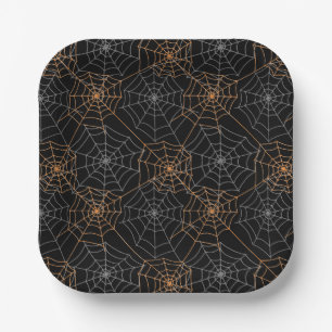 Halloween Paper Tellers-Spider Webs Pappteller