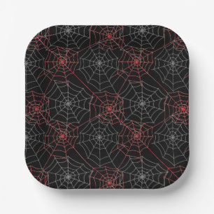 Halloween Paper Tellers-Spider Webs Pappteller