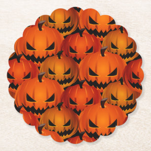 Halloween Paper Untersetzer