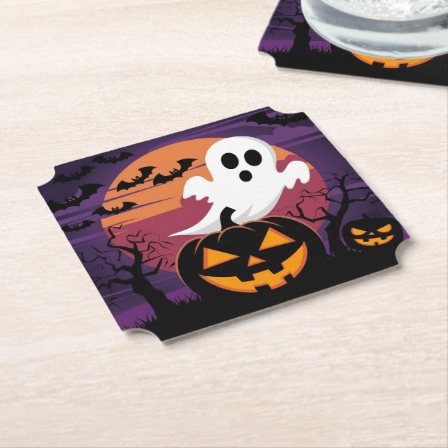 Halloween Paper Untersetzer (angewinkelt)