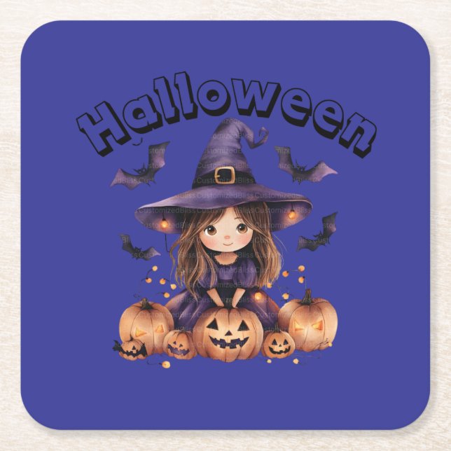 Halloween Paper Untersetzer Set (Vorderseite)