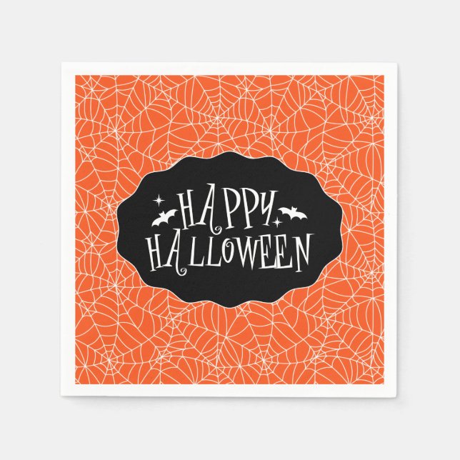 Halloween-Papier  Serviette (Vorderseite)
