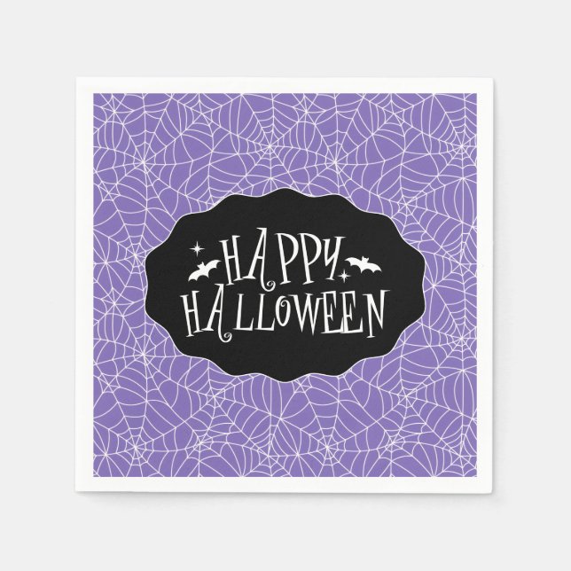 Halloween-Papier Serviette (Vorderseite)