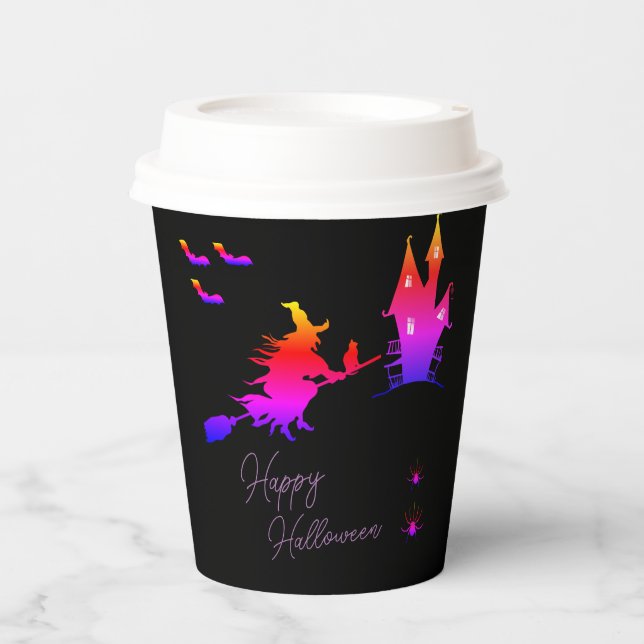 Halloween-Papierbecher Pappbecher (Vorderseite)