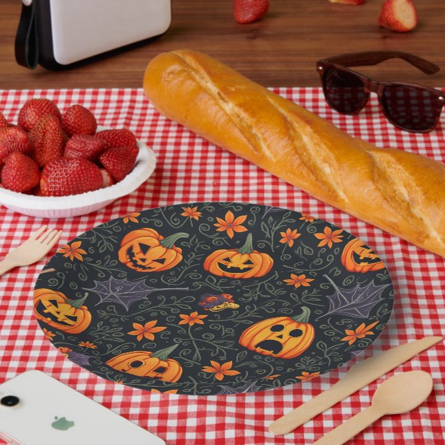 Halloween-Papierplatte Pappteller (Picknick)