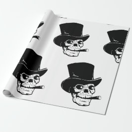 HALLOWEEN PAPIERSKULTUR MIT HAT GESCHENKPAPIER