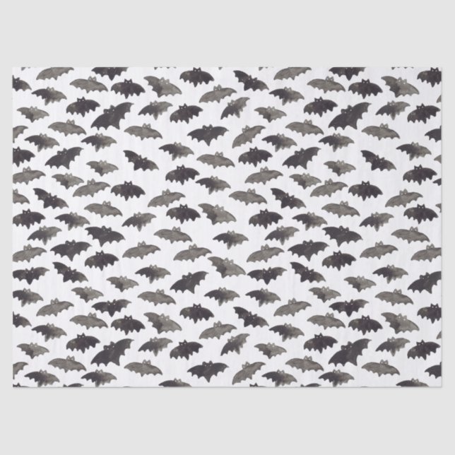 Halloween-Papiertaschentuch für Aquarellbänder Seidenpapier (Vorderseite)