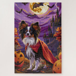 Halloween Papillon Vampire Pumpkins Beängstigend Puzzle