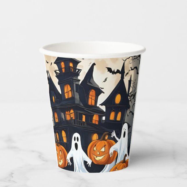 Halloween Pappbecher (Vorderseite)