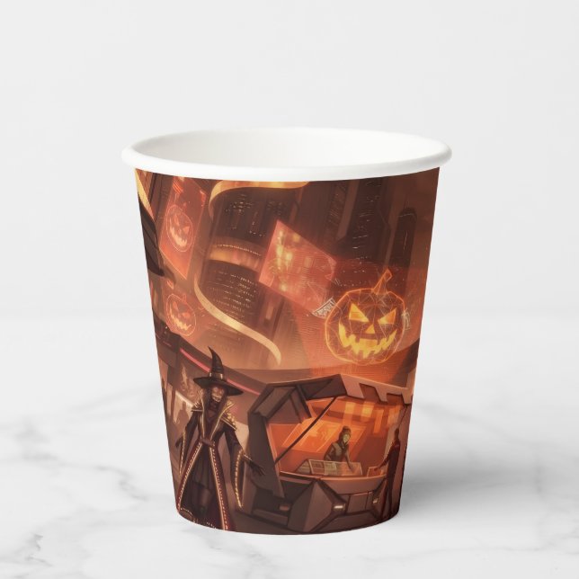 Halloween Pappbecher (Vorderseite)