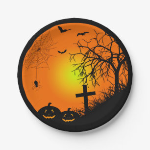 Halloween Pappteller
