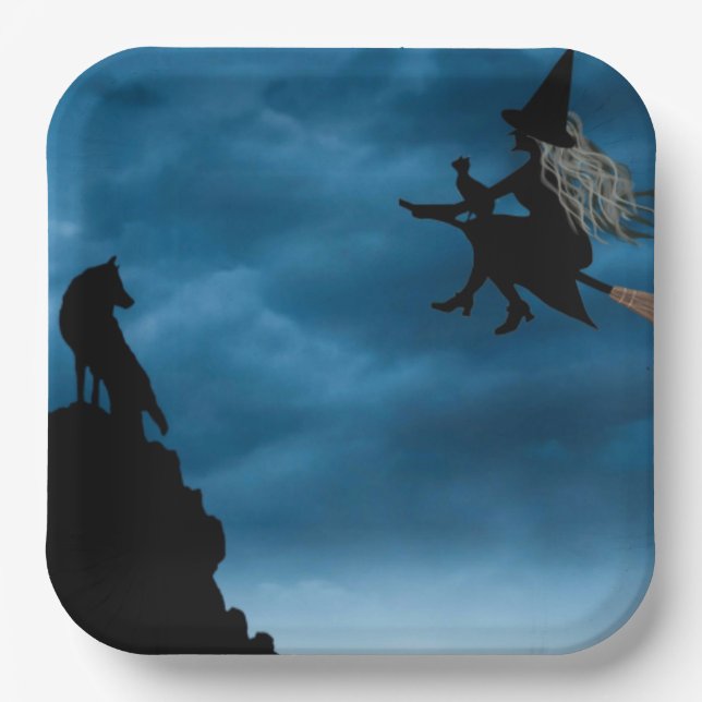 Halloween Pappteller (Vorderseite)