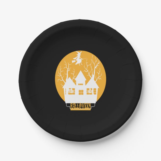 Halloween Pappteller (Vorderseite)