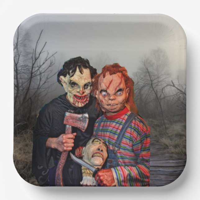 Halloween Pappteller (Vorderseite)