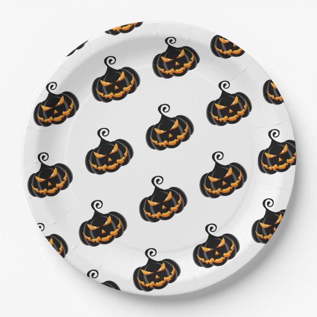 Halloween Pappteller (Vorderseite)