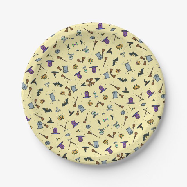 Halloween Pappteller (Vorderseite)
