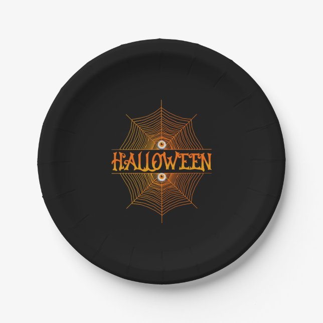Halloween Pappteller (Vorderseite)