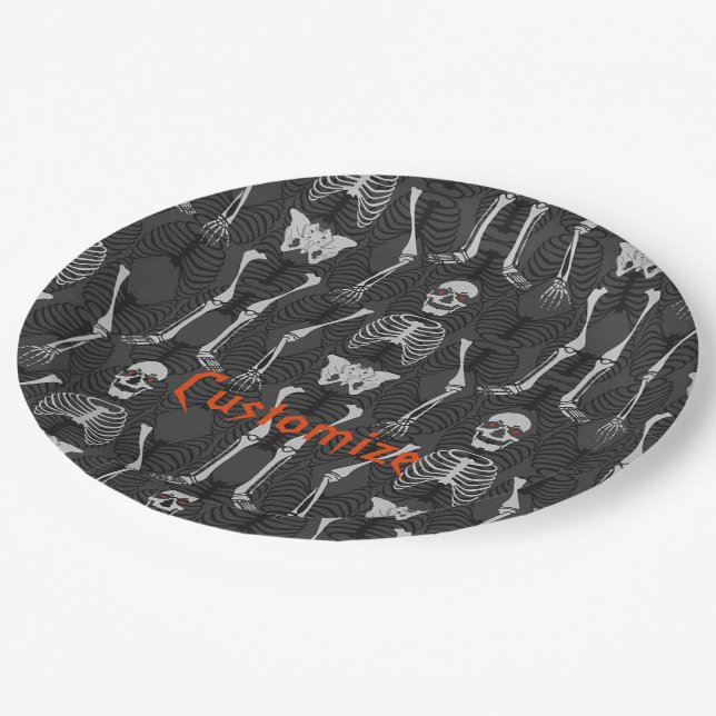 Halloween Pappteller (Schrägansicht)
