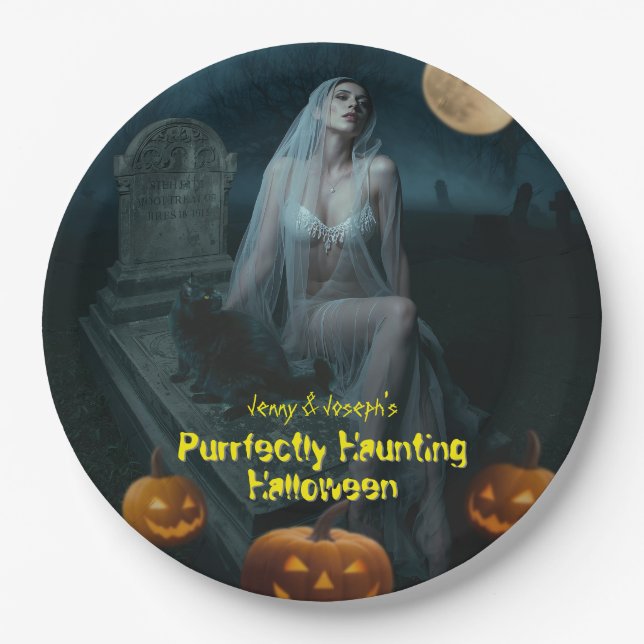 Halloween Pappteller (Vorderseite)