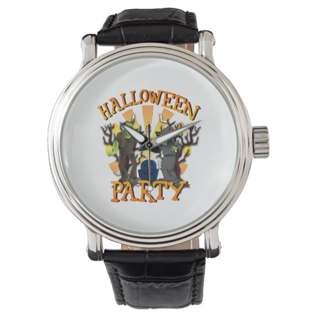 Halloween-Party Armbanduhr (Vorderseite)