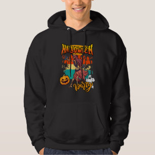Halloween-Party auf Sunset Beach Skelett tanzt P Hoodie