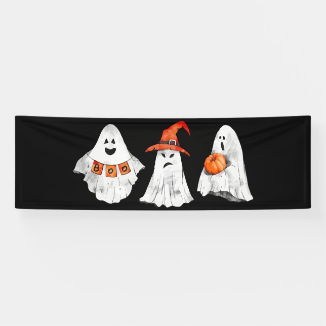 Halloween-Party-Banner, Halloween-Party-Wohngestal Banner (Horizontal)