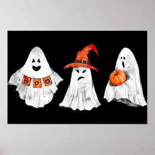 Halloween-Party-Banner, Halloween-Party-Wohngestal Poster