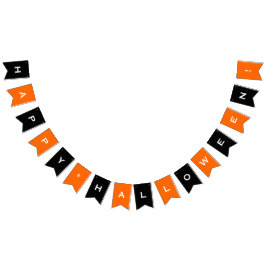 Halloween-Party-Banner mit individuellem Happy Wimpelkette