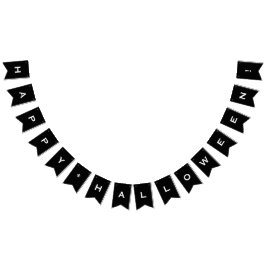 Halloween-Party-Banner mit individuellem Happy Wimpelkette