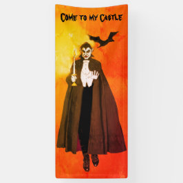 Halloween-Party-Banner von Dracula Banner