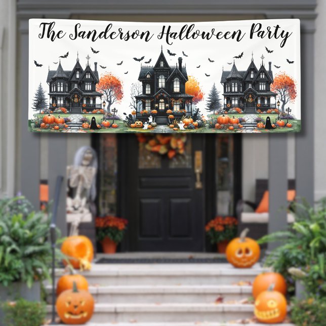 Halloween-Party-Bannersignierung Banner (Fun Halloween Party Banner Sign)