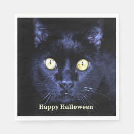 Halloween-Party Beängstigend Black Cat Horror Nigh Serviette