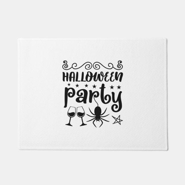 Halloween Party Birthday Fußmatte (Vorderseite)
