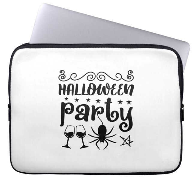 Halloween-Party Birthday Laptopschutzhülle (Vorderseite)