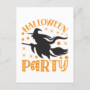 Halloween-Party Birthday Postkarte